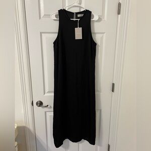 Everlane sleeveless shift maxi dress NWT